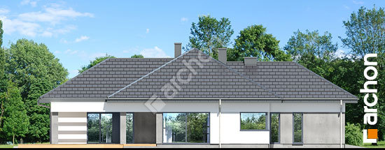 Боковой фасад Дом в подснежниках 5 (Г2)