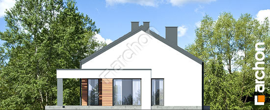 Боковой фасад Дом в ромашках 3