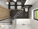 Проект будинку ARCHON+ Будинок в ромашках 3 візуалізація ванни (візуалізація 3 від 4)