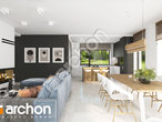 Проект дома ARCHON+ Дом в ромашках 3 дневная зона (визуализация 1 вид 4)