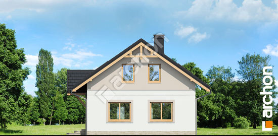 Боковой фасад Дом в арнике (Мп) вер.2