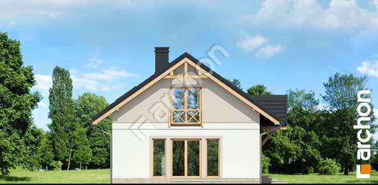 Боковой фасад Дом в арнике (Мп) вер.2