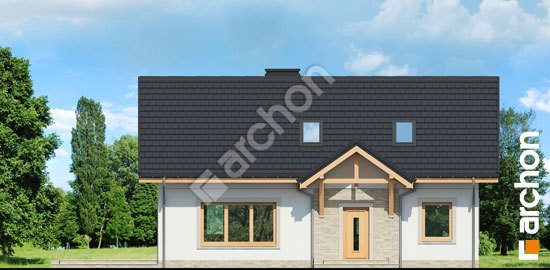 Передній фасад Будинок в арніці (Мп) вер.2