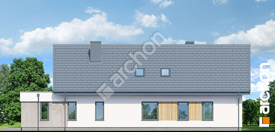 Бочний фасад Будинок в бетуліях