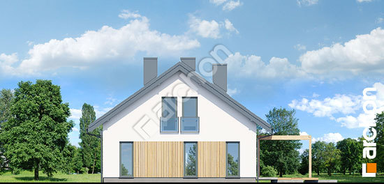 Дворовой фасад Дом в бетулиях