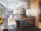 Проект будинку ARCHON+ Будинок в бетуліях візуалізація кухні 1 від 2