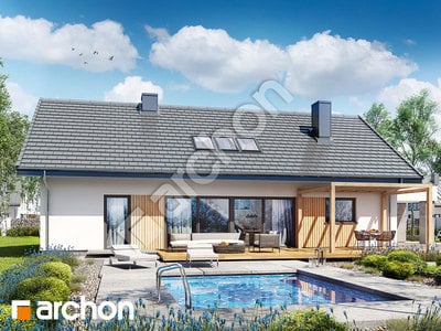 Проєкт будинку ARCHON+ Будинок в бетуліях 