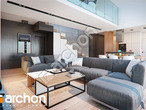 Проект будинку ARCHON+ Будинок в бетуліях денна зона (візуалізація 1 від 1)
