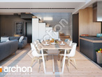 Проект дома ARCHON+ Дом в бетулиях дневная зона (визуализация 1 вид 2)