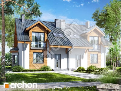 Проект дома ARCHON+ Дом в дельфиниуме 5 (Б) 