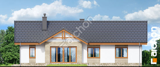 Дворовой фасад Дом в неринах 4