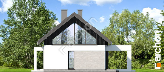 Бочний фасад Будинок в дабеціях (М)