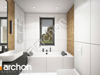 Проект будинку ARCHON+ Будинок в дабеціях (М) візуалізація ванни (візуалізація 3 від 1)