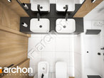 Проект будинку ARCHON+ Будинок в дабеціях (М) візуалізація ванни (візуалізація 3 від 4)