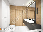 Проект дома ARCHON+ Дом в дабециях (М) визуализация ванной (визуализация 3 вид 3)
