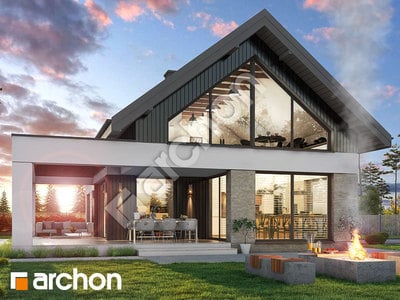 Проєкт будинку ARCHON+ Будинок в дабеціях (М) 