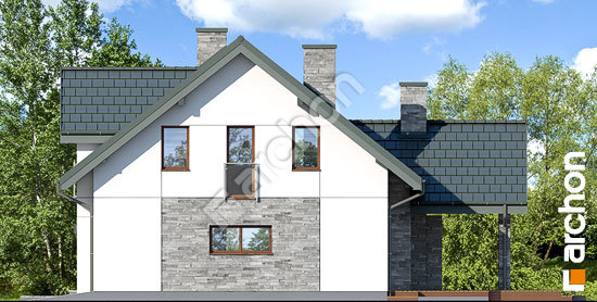 Бочний фасад Будинок в ветіверії 2