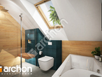 Проект будинку ARCHON+ Будинок в брусниці (Р2Н) візуалізація ванни (візуалізація 3 від 2)