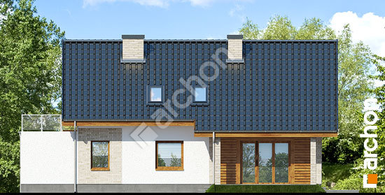 Дворовой фасад Дом в гейджее (Г2А)