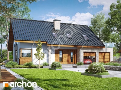 Проект дома ARCHON+ Дом в гейджее (Г2А) 