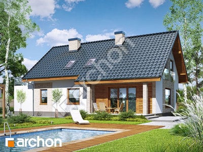 Проект будинку ARCHON+ Будинок в гейджею (Г2А) Вид 2