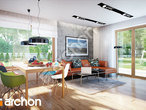 Проект дома ARCHON+ Дом в гейджее (Г2А) дневная зона (визуализация 2 вид 1)