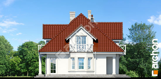 Боковой фасад Дом в матиоллах (Г2) вер. 2