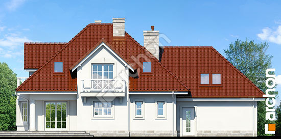 Дворовой фасад Дом в матиоллах (Г2) вер. 2