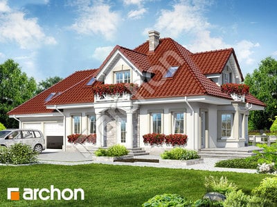 Проєкт будинку ARCHON+ Будинок в матіоллах (Г2) вер. 2 