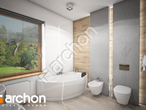 Проект будинку ARCHON+ Будинок в андромедах 2 (Г2А) візуалізація ванни (візуалізація 3 від 2)