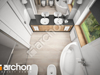Проект будинку ARCHON+ Будинок в андромедах 2 (Г2А) візуалізація ванни (візуалізація 3 від 4)