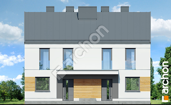 Передній фасад Будинок в тунбергіях (Р2) вер.2