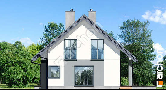 Бочний фасад Будинок в яблонках 16