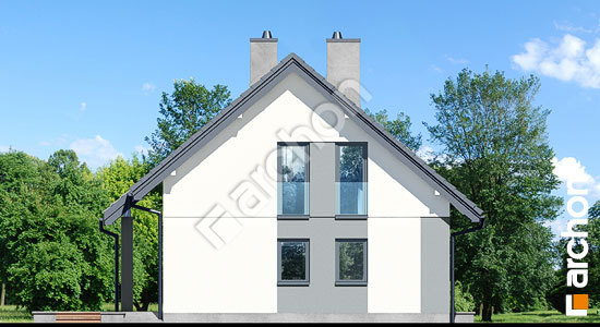 Боковой фасад Дом в яблонках 16