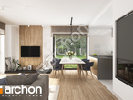 Проект будинку ARCHON+ Будинок в яблонках 16 денна зона (візуалізація 1 від 4)
