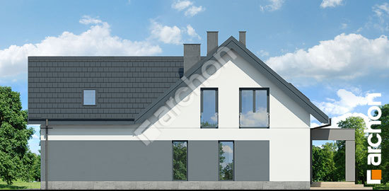 Боковой фасад Дом в яскерах 2 (Г2)