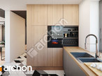 Проект будинку ARCHON+ Будинок в яскерах 2 (Г2) візуалізація кухні 1 від 2
