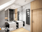 Проект будинку ARCHON+ Будинок в яскерах 2 (Г2) візуалізація ванни (візуалізація 3 від 2)