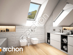 Проект дома ARCHON+ Дом в яскерах 2 (Г2) визуализация ванной (визуализация 3 вид 1)
