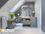 Проект дома ARCHON+ Дом в сон-траве 3  визуализация ванной (визуализация 3 вид 1)