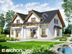 Проект будинку ARCHON+ Будинок в цикламенах 2 (Р2) вер. 2 стилізація 4