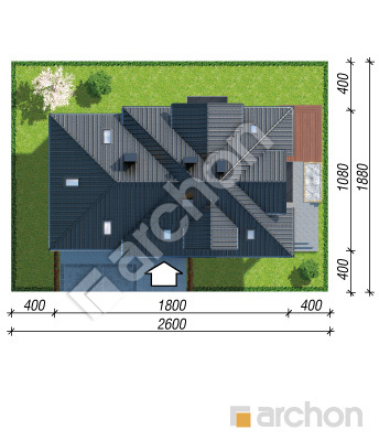 Проект дома ARCHON+ Дом в каннах 5 (Г2) Ситуація