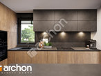 Проект будинку ARCHON+ Будинок в малинівці 26 (Е) ВДЕ візуалізація кухні 1 від 3