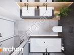 Проект будинку ARCHON+ Будинок в малинівці 26 (Е) ВДЕ візуалізація ванни (візуалізація 3 від 4)
