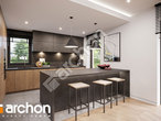 Проект будинку ARCHON+ Будинок в малинівці 26 (Е) ВДЕ денна зона (візуалізація 1 від 7)