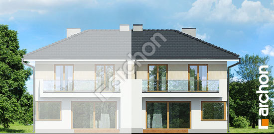 Дворовий фасад Вілла Юлія 3 (Б) вер.2