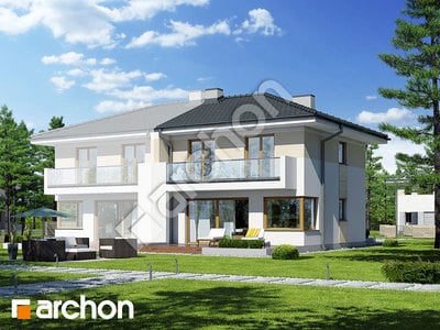 Проект дома ARCHON+ Вилла Юлия 3 (Б) вер.2 Вид 2