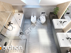 Проект будинку ARCHON+ Будинок в смарагдах 3 (Г2А) візуалізація ванни (візуалізація 3 від 4)