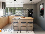 Проект дома ARCHON+ Дом в каландивах (Г2) визуализация кухни 1 вид 1