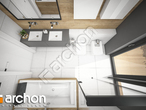 Проект дома ARCHON+ Дом в каландивах (Г2) визуализация ванной (визуализация 3 вид 4)